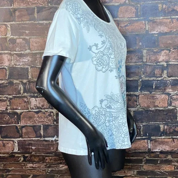 Croft&Barrow Floral T Shirt - Picture 3 of 6